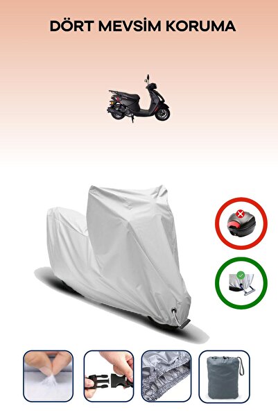 Breen Gray Lock Compatible Falcon Style 50 Compatible Motorcycle Tarpaulin Waterproof