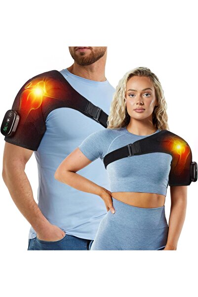 Sika deer Heated Shoulder Wrap with Massage