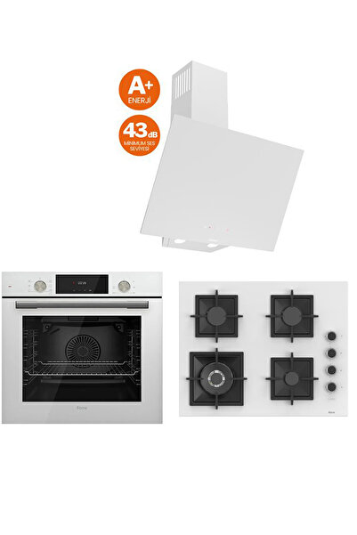 Ferre ICON PLUS 65 SERİSİ 3LÜ CAM ANKASTRE SET (QMS63CB-SC406-D078-SA)