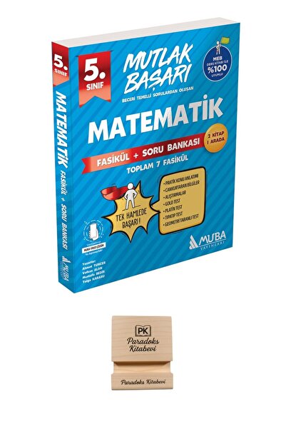 Muba Yayınları Mutlak Başarı 5. Sınıf Matematik Fasikülleri ve Telefon Standı