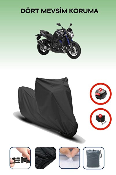 Breen Black Rear Case Lock Incompatible Yamaha Fz8 Abs Compatible Motorcycle ...