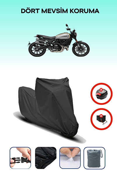 Breen Black Rear Bag Lock Incompatible Ducati Scrambler 1100 Pro Compatible M...