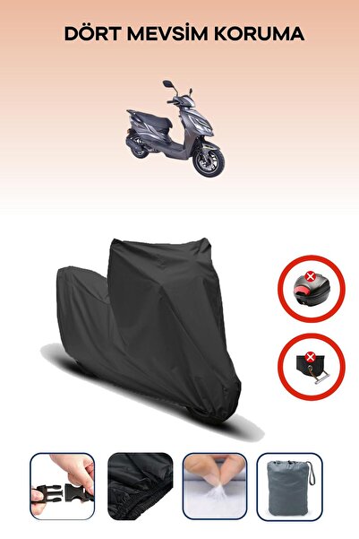 Breen Black Rear Bag Lock Incompatible Arora Verano 50 Compatible Motorcycle ...