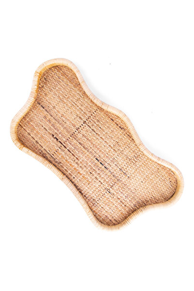 Blends صينية تقديم خشبية كبيرة