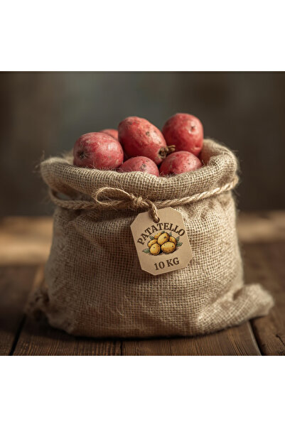 PATATELLO Akdeniz Kırmızı Patates - Kızartmalık/ Yemeklik 10 kg