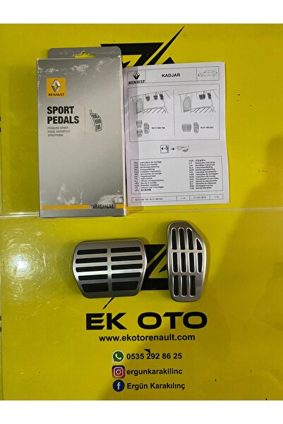 MAİS Renault orjinal spor pedal takımı manuel tip