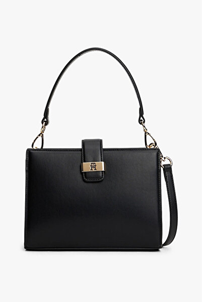 Tommy Hilfiger Kadın Heritage Mini Satchel Metal Toka ve Charm Detaylı Çanta ...