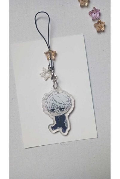 Atölye Moonlit Blue Lock Seishiro Nagi Telefon Süsü Telefon Askısı Charm