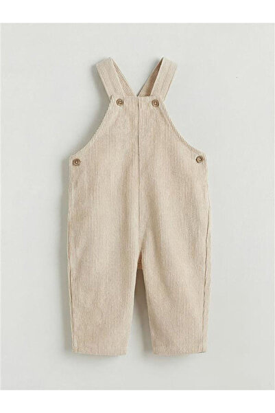 LC Waikiki LCW babyBej Erkek Bebek Fitilli Kadife Tulum