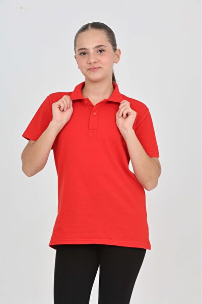 Toontoy Unisex Kids Polo Neck T-Shirt