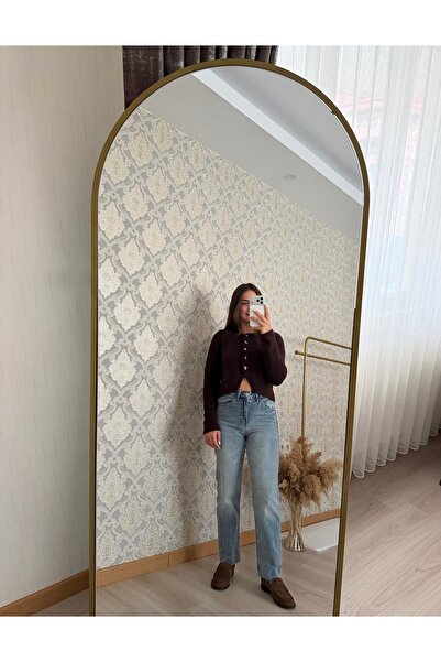 Butik Duygu Şakiroğlu Kesik Paça Boyfıt Mavi Jean
