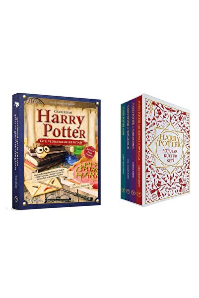 Teras Kitap Harry Potter Seti + Gayriresmi HP Tatlı ve Şekerlemeler Kitabı