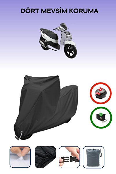 Breen غطاء دراجة نارية متوافق مع SYM HD Evo 200 متوافق مع اللون الأسود مقاوم للماء