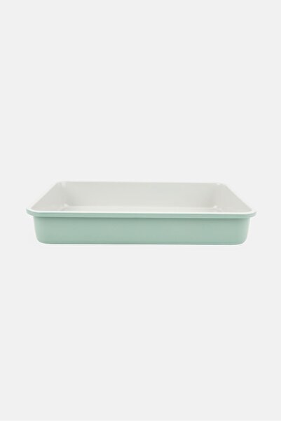 Cook With Color Carbon Steel Diamond Pattern Cookie Sheet Baking Pan, Sage Green