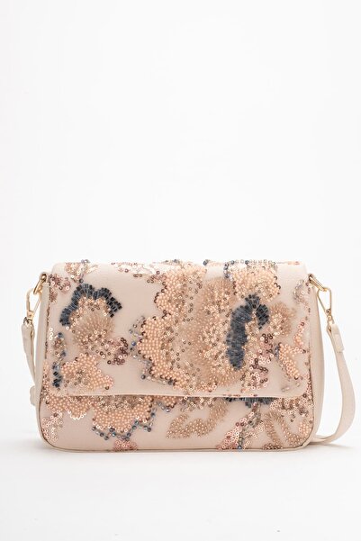 Lizy Shoes Geantă de damă cu broderie cu pietre și paiete