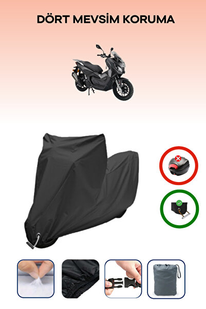 Breen Black Lock Compatible Kanuni Seha 125 Compatible Motorcycle Tarpaulin W...