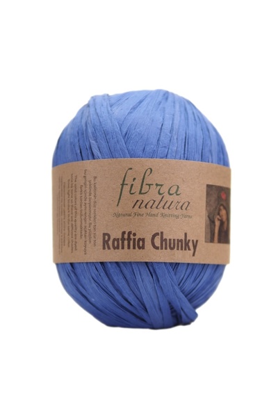 Fibra Natura Raffia Chunky 100% viscoză – 100 g 120 m Ață de tricotat cu aspe...
