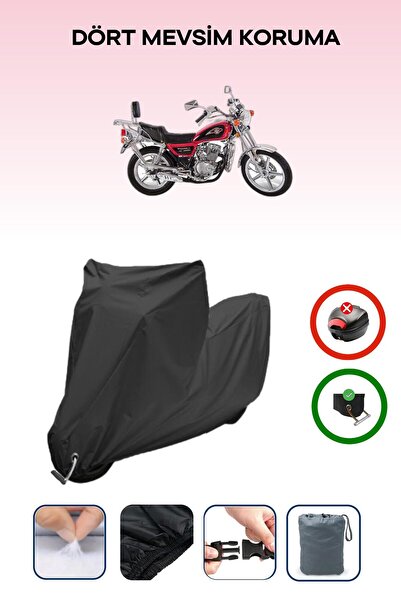 Breen غطاء دراجة نارية متوافق مع Black Lock متوافق مع Falcon Comfort 180 مقاوم للماء