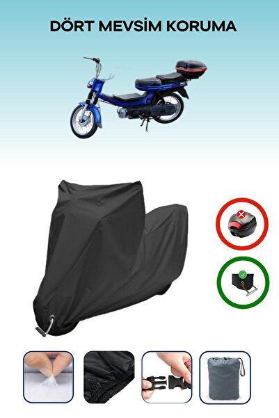 Breen Black Lock Compatible Kanuni Power Gxl Compatible Motorcycle Tarpaulin Waterproof