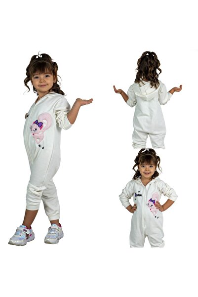 ÇOCUK GİYİM MERKEZİ Child Cat Hoodie Romper