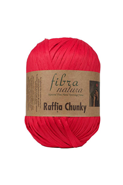 Fibra Natura Raffia Chunky 100% viscoză – 100 g 120 m Ață de tricotat cu aspe...