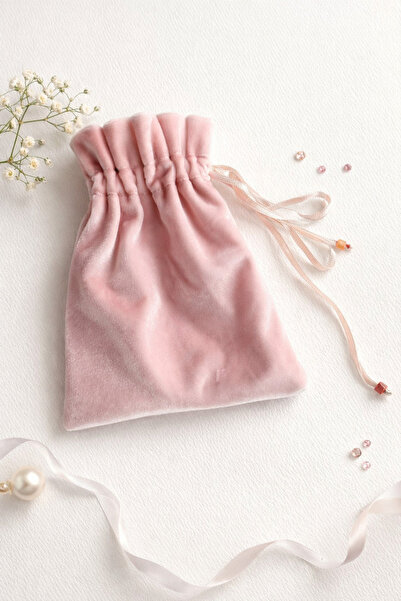 Buemshop Velura Mini Kese 10x15 cm | Kadife Hediye & Takı Kesesi – Şık ve Zarif Sunum