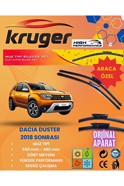 KRUGER MUZ SİLECEK TAKIMI - DACIA DUSTER (2018 SONRASI)