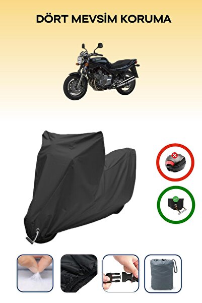 Breen Black Lock Compatible Yamaha Xj 600 N Compatible Motorcycle Tarpaulin W...