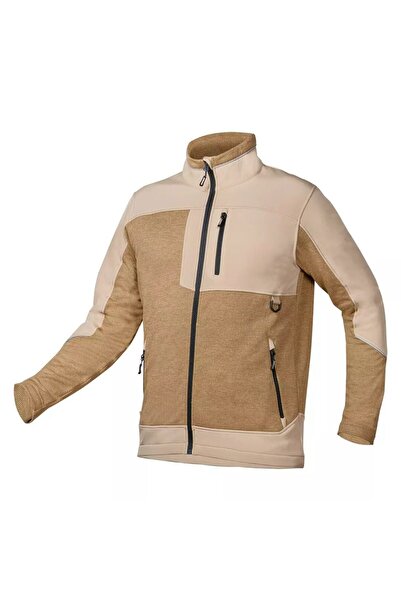 NEO Geaca de lucru softshell, poliester, model Outdoor, bej, marimea XXL/56,