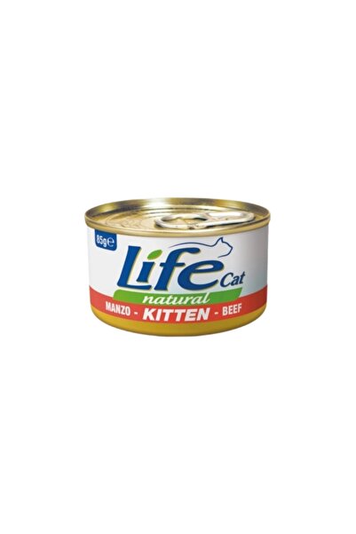Life Cat لايف كات طعام رطب للكتن باللحم البقري 85g
