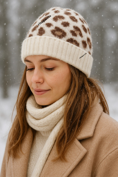 Ritagarcia Premium Soft Leopard Beanie