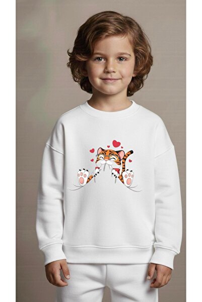 playwear Φούτερ ομάδας με στάμπα YORGAN για κορίτσια και αγόρια, με λαιμόκοψη...