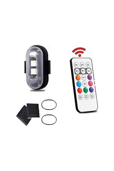Genel Markalar uzaktan kumandalı mini rgb çakar led lamba kablosuz şarjlı USB li
