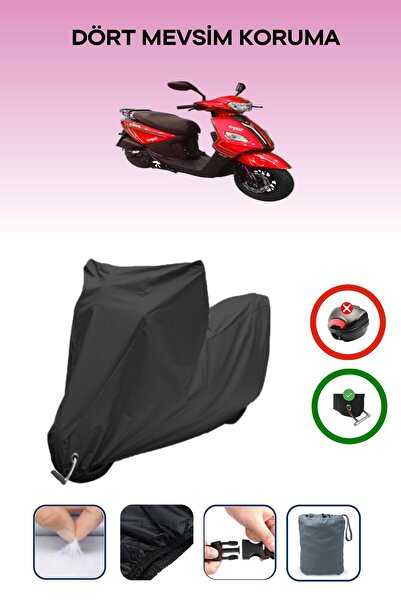 Breen Black Lock Compatible King Motor Kr-44 Loyal 50 Compatible Motorcycle T...