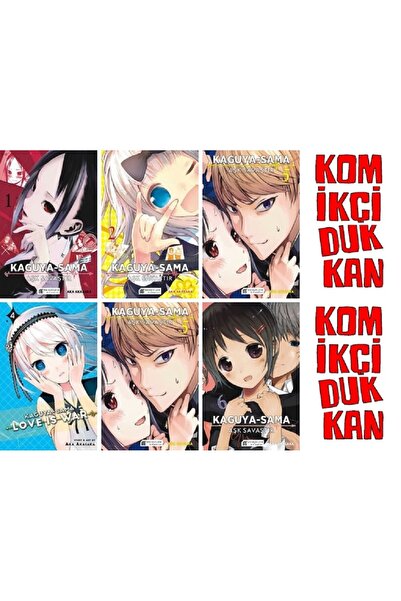 Akıl Çelen Kitaplar Kaguya-Sama – Aşk Savaştır 1-2-3-4-5-6 manga seti (6 kita...