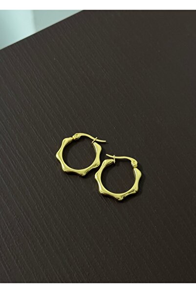 KİLİGİSTANBUL VİNTAGE ÇELİK HALKA KÜPE