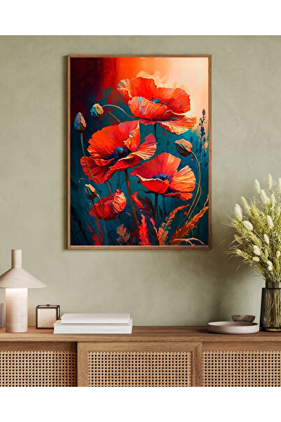 woodhomeworks Tek Parça Salon Ofis Dekor Tablo tek başına sanat vrynt