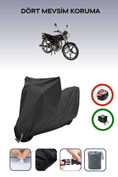 Breen غطاء دراجة نارية متوافق مع Arora AR 50-30 متوافق مع اللون الأسود مقاوم للماء