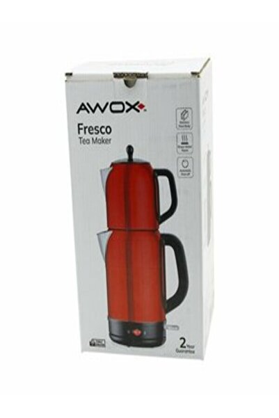 ışık tedarik AWOX FRESCO ( KIRMIZI )( ELEKTRİKLİ ) ÇAY MAKİNESİ ÇAYCI SET 1.7...