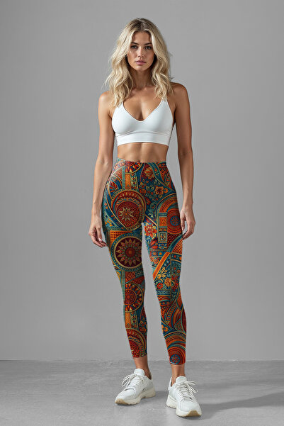 JOLT Women's Patterned Long Leggings Model No: 053