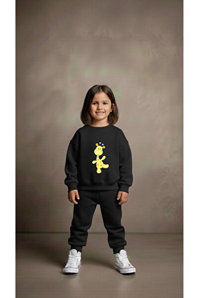 playwear Φούτερ ομάδας GIRAFFE V1 με στάμπα για κορίτσια και αγόρια, με λαιμό...