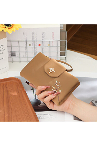 rinkadoll New Design Satin Fabric Elegant Wallet with Soft Wristlet