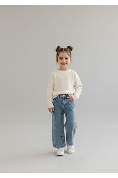 BOBBY JR KİDSWEAR Star Embroidered Jeans