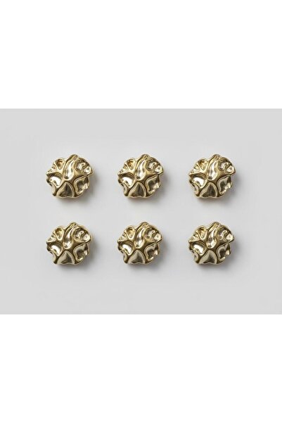 kendim fashion Metal Button 28''- 17.80 mm (Pack of 6)