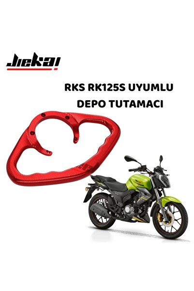 JİEKAİ RKS RK125S UYUMLU DEPO TUTAMACI (KIRMIZI)