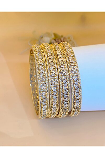 Rania Trends أساور من حجر الزركون الهندي عالي الجودة