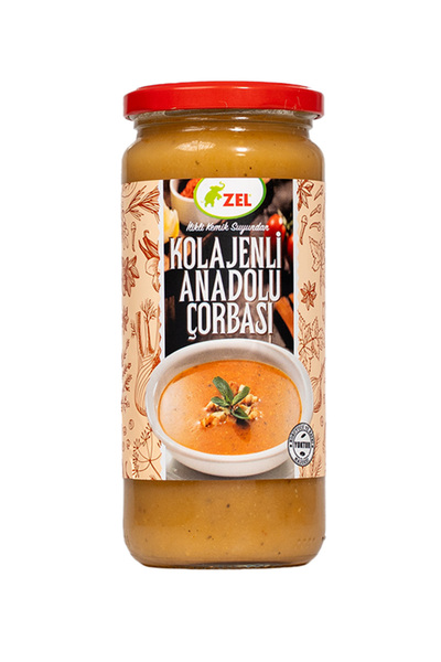 Zel Kolajenli Anadolu Çorbası (ilikli kemik suyundan) 8x480ml