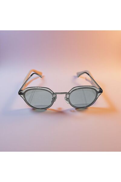 HAMMEN Gray Oval Frame Design Unisex Sunglasses Hg2049C63