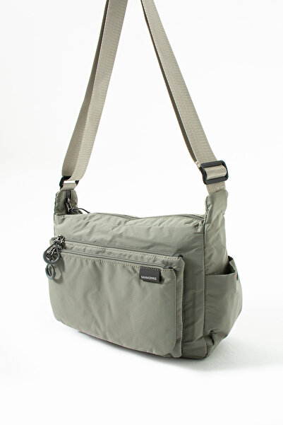 Linata Sanmorris Women's 3-Compartment Parachute Fabric Adjustable Crossbody Bag