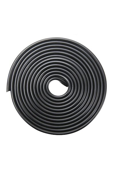 STOREONLINE Rola Protectie Portiere Auto 5m, Negru, din Cauciuc Flexibil, cu ...
